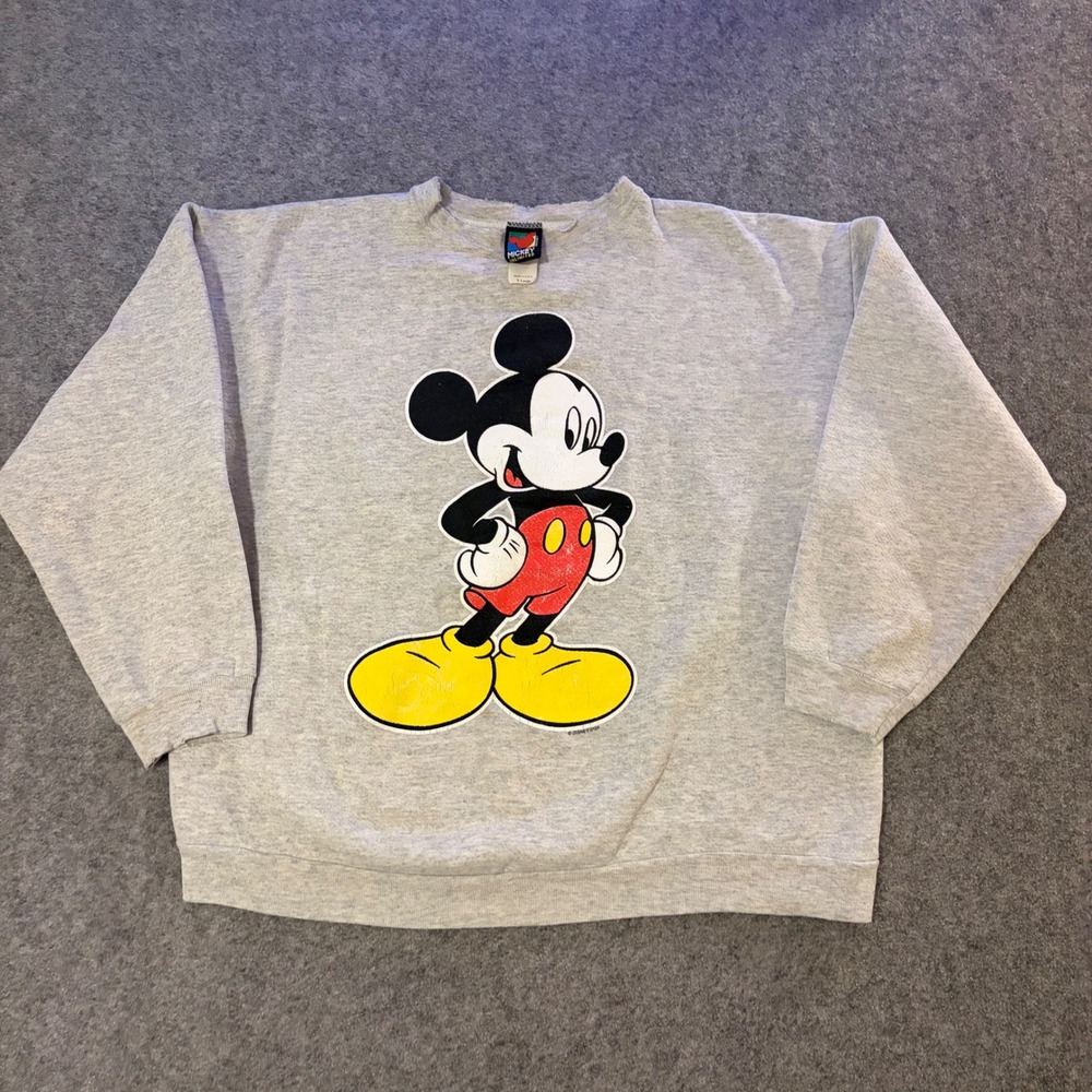 Vintage Disney Mickey Unlimited Mickey‎ Mouse Retro 90s Crewneck Sweatshirt XL